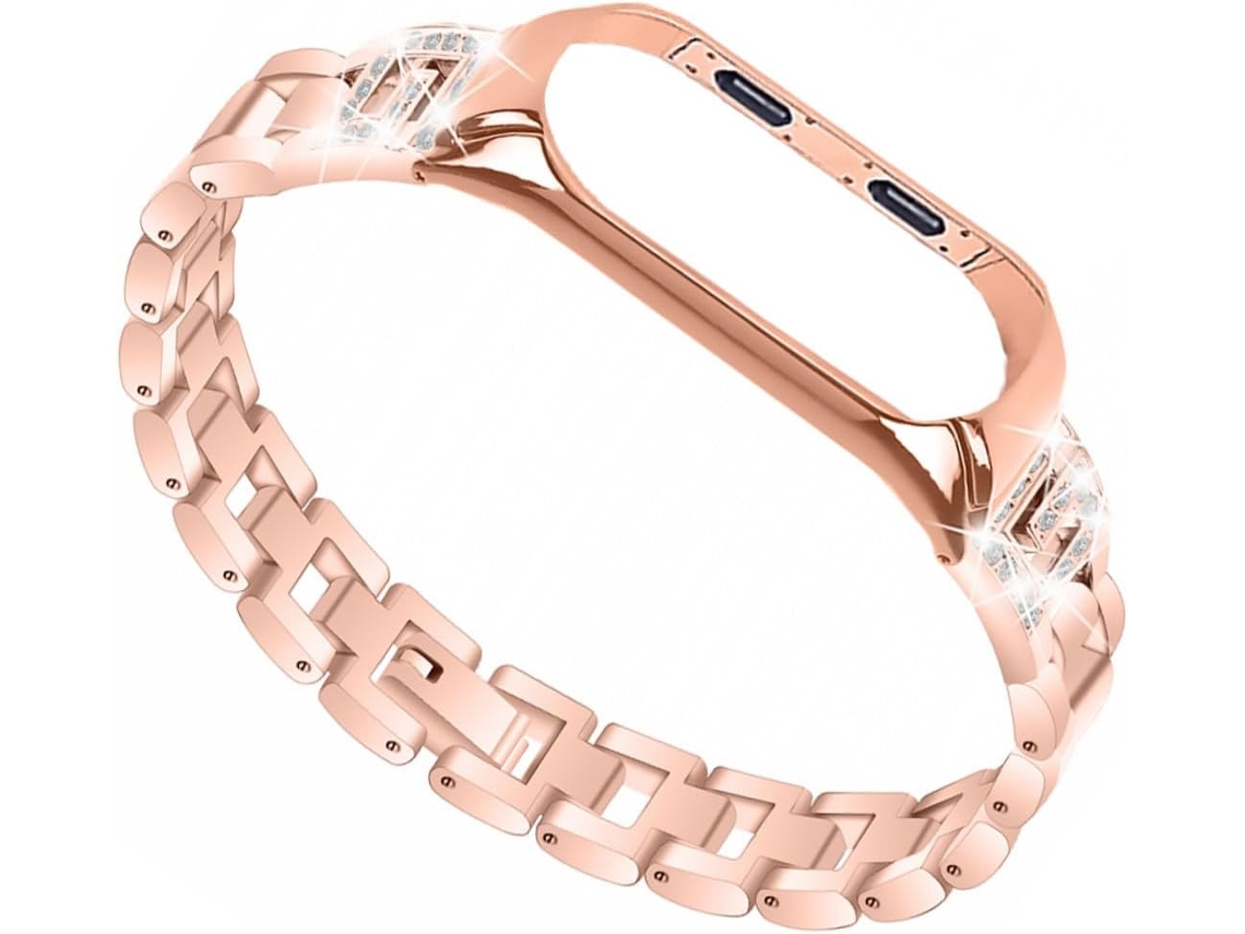Pulseira De Aço Para Relógio, Em Liga Zinco, Compatível Com