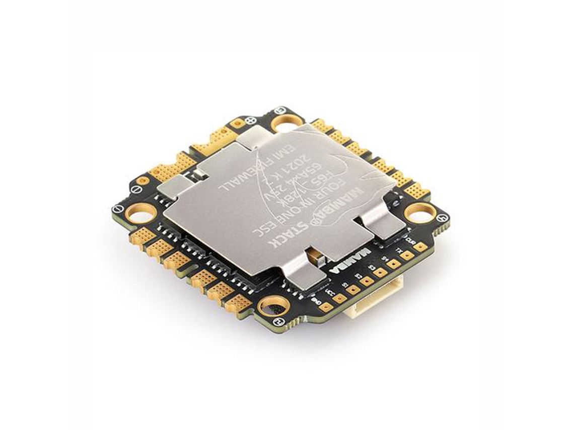 Controlador de Velocidade Brushless Mamba 128k F40 40a Mini Blheli_32 4 em 1 para Drones de Corrida Fpv Rc MDUG