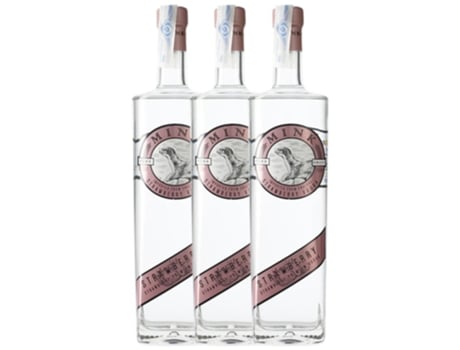 Vodka CABALLERO Caballero Mink Strawberry Premium (0.7 L - 3 unidades)