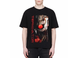 Rockinstone Terminator Red Eye Black Adult T-shirt Size:xxxl