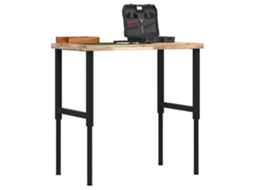 Vidaxl Bancada Retangular 100x60x(73-99,5) Cm Madeira De Acácia Maciça