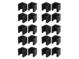 20 Clips Para Taco De Bilhar Clip De Cue Durável Leve Preto Suporte Para Taco De Bilhar Casa Clube