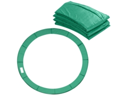 Cobertura de Segurança para Trampolim Ø366 Cm, Acolchoada, Verde