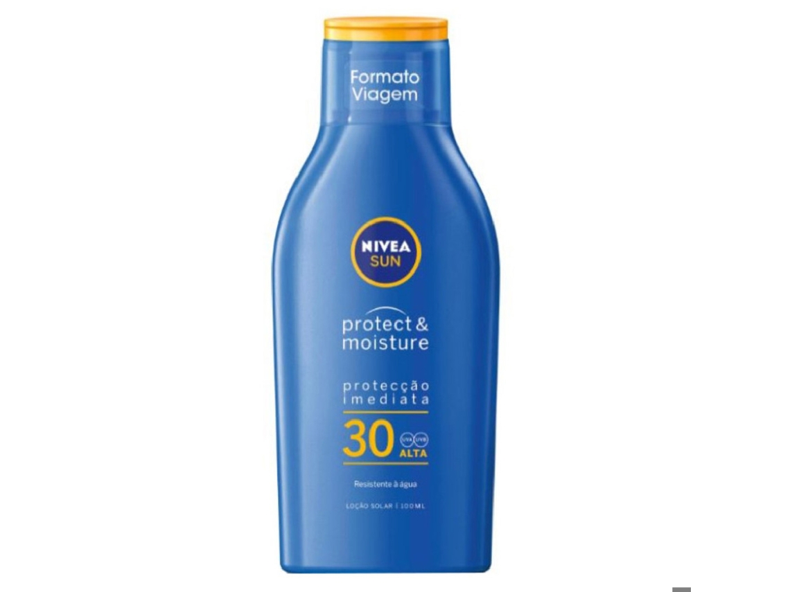 Protetor Solar Loção Protect & Moisture FPS 30 NIVEA SUN 100 ml