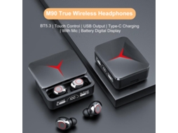 Fones esportivos Bluetooth true wireless com controle por toque EOOCOO
