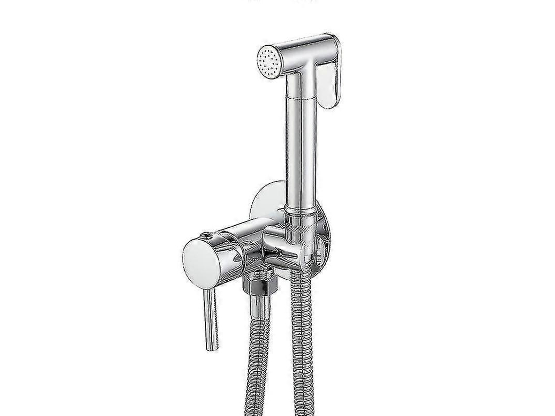 Grifo de Bidet de Latão Cromado com Sprayer para Banho S/MARCA