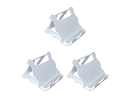 Suporte Para Celular Com Ângulo Ajustável, Universal, Dobrável, Para Uso Em Mesas, Compatível Com Celulares E Tablets. Cor Branco. Nostalgia88