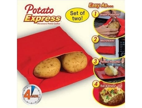 Capa De Cozimento Potato Express Cozimento Rápido Lavável Reutilizável Prático Fun Daisy