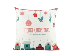 Laxiscreed Almofada Merry Christmas Para Sofá E Decoração De Natal Elegante
