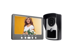 Campainha Inteligente Wifi com Câmera e Tela 7 Polegadas