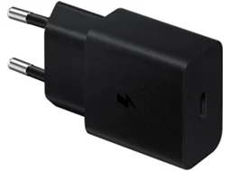 Adaptador de Corrente SAMSUNG (USB-C - 15W - Preto)