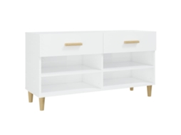 Shoe Cabinet, Shoe Cabinets Vidaxl Branco Madeira Processada (n/a)