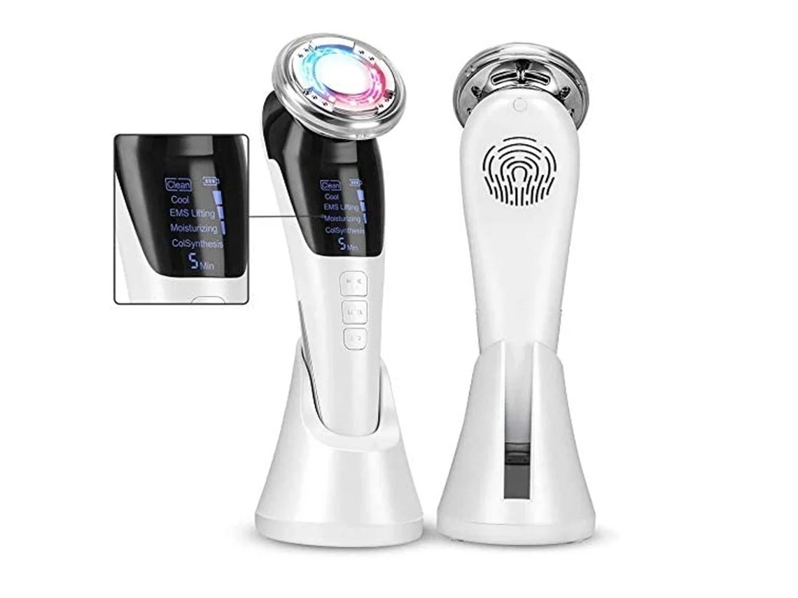 Aparelho Cosmético Facial Ultrassônico Removedor De Rugas Massagem Facial Aparelho Facial Ultrassônico Lifting Beleza Branco Bestvite