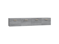 Conjunto de 2 armários de parede inspirados no Cinza Sonoma MAISON EXCLUSIVE (100x36,5x35 cm)
