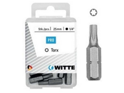 Bits Torx T 27 5 Unidades Prateadowitte