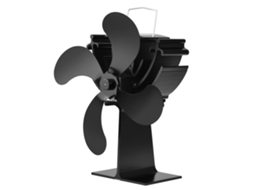 Ventilador de Fogão 4 Lâminas Silencioso Gás/pellet/madeira