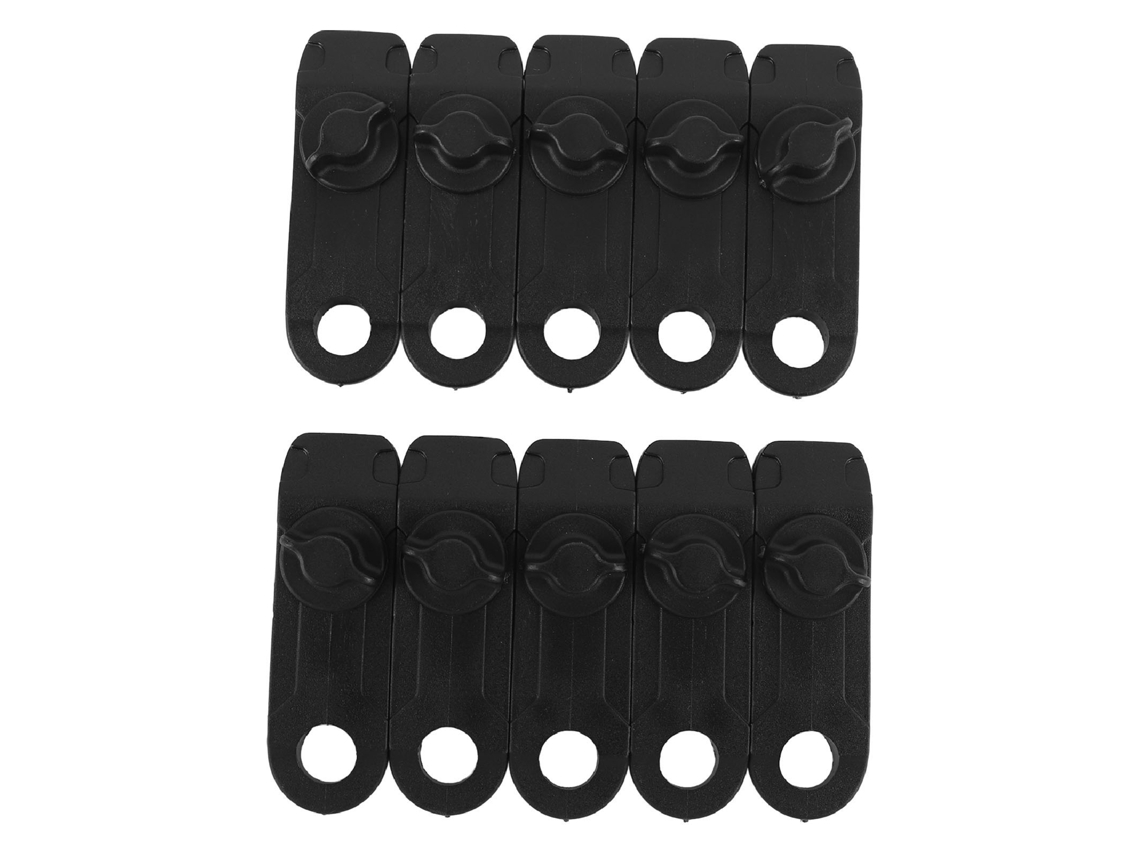 10 Clips para Lona Plástico Resistente para Camping
