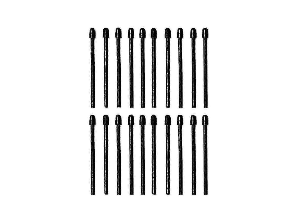 Pontas/pontas De Marcador Para 2 Canetas De Reposição Pontas/pontas Macias Pretas Olysi Shop (pacote Com 20)