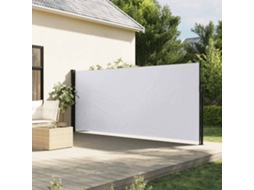 Vidaxl Toldo Lateral Retrátil 170x300 Cm Branco