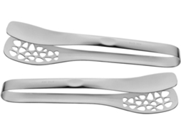 Pinça Para Churrasco Nolitoy Em Aço Inoxidável, Conjunto De 2 Peças, Cabo Ergonômico, Sem Rebarbas, Utensílio De Cozinha