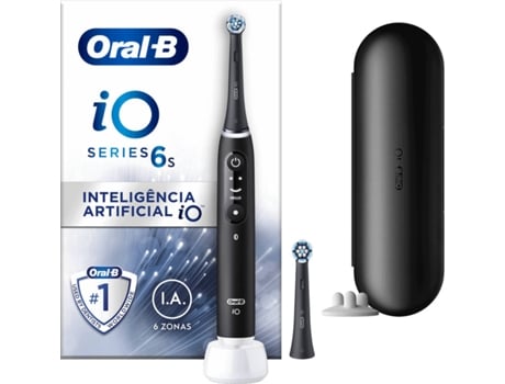 Escova Dentes Elétrica ORAL-B iO 6S Preta (1 Unidade) | Worten.pt