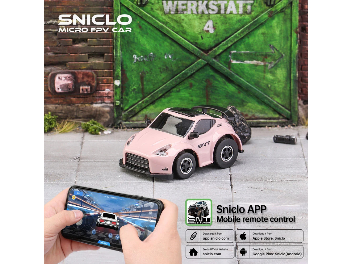 Brancodiatone Sniclo 2009 2019 1/100 2.4g Wifi App Atom q Drift Desktop Micro On road Brinquedo MDUG