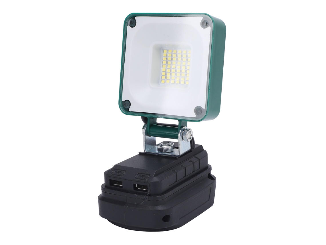 Lâmpada de Trabalho Led Sem Fio 45 Leds 3400lm com Ângulo Ajustável Ip67 e Porta Usb | S/MARCA