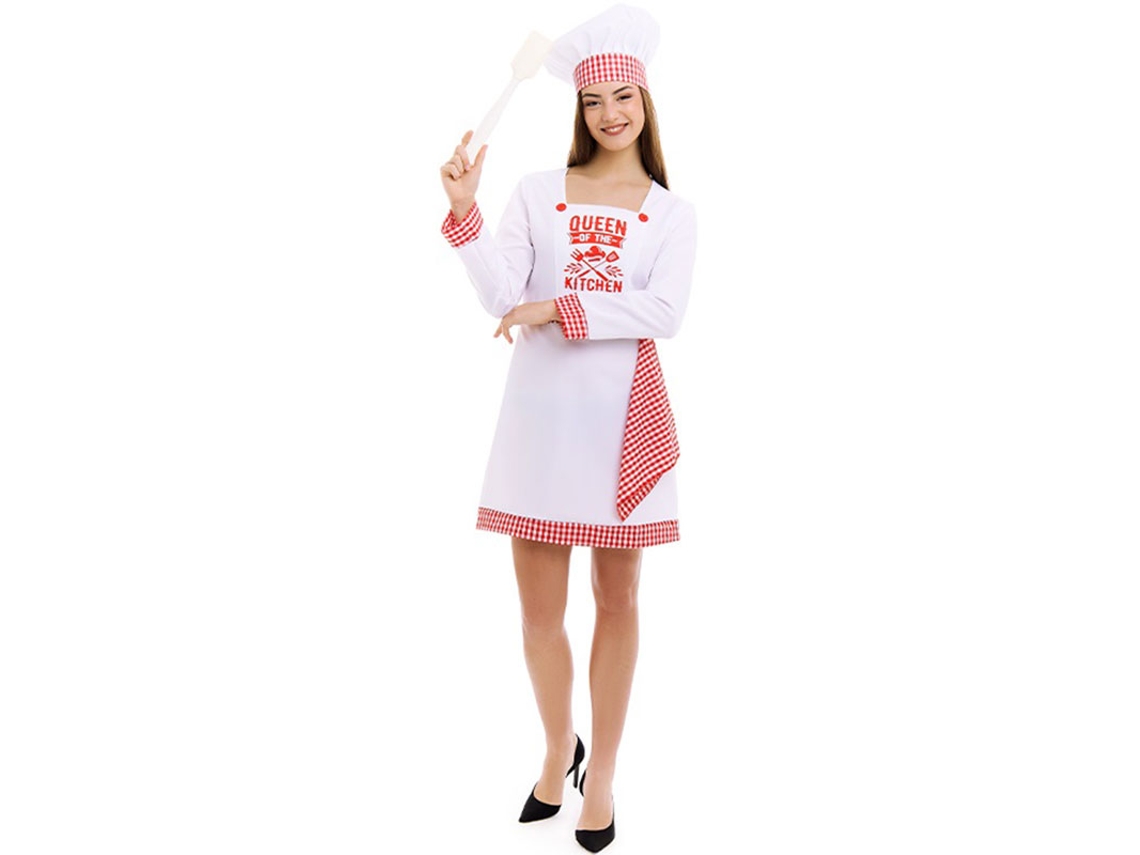 Fato de chef cozinheiro para mulher