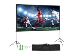 Tela De Projetor Succebuy 120 Polegadas 169 4k 1080 Hd Com Suporte, Tripés Para Tela De Filme