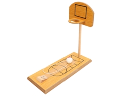 Jogo De Basquete De Mesa Em Madeira Arremesso Com Dedo Brinquedo Para Interação Pais E Filhos