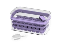Bandejas de Silicone para Cubos de Gelo com Tampa 30 Cubos S/MARCA