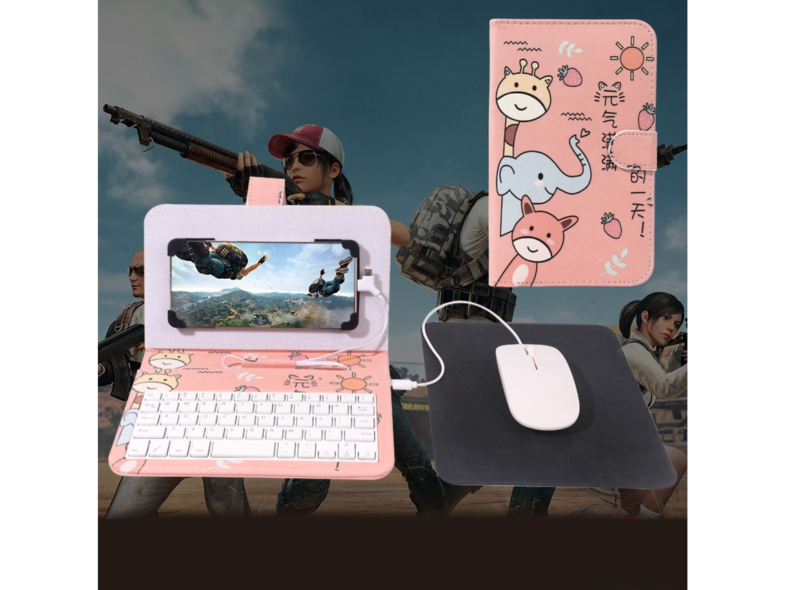 Capa de Teclado para Telefone EOOCOO (proteção com Suporte)