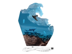 Lâmpada Noturna Led Cartoon Galinha Silicone Abs Usb
