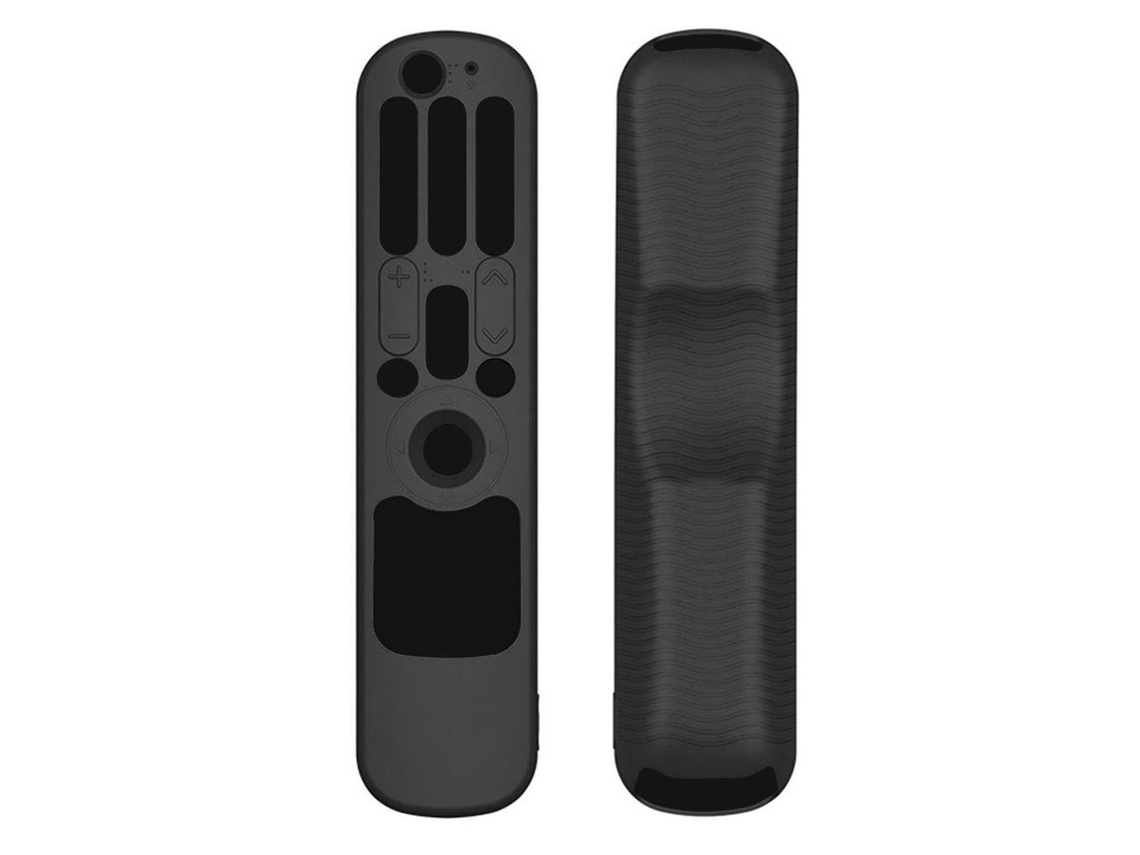 Capa Protetora de Silicone Macia e Antiderrapante para Controle Remoto de Tv Lg An Mr21gc Mr21n Mr21ga, Preta. AQUAFORGE