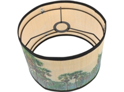Abajur De Bambu Decorativo Em Estilo Japonês Para Luminária De Mesa.