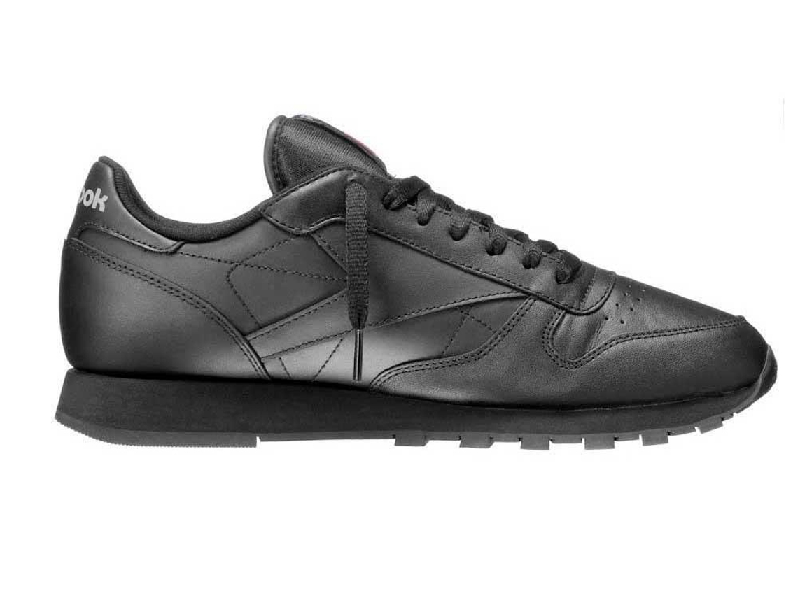 T nis REEBOK Classic Leather Homem 38.5 Cinzento e Preto