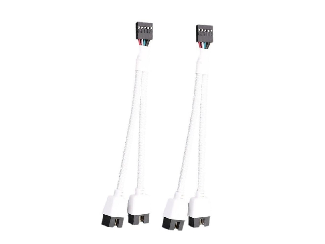 Cabo Extensor De 9 Pinos Para Dois Conectores E Divisor Em Y, Áudio