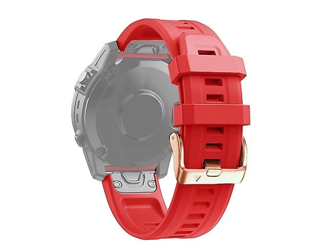 Lurelia Pulseira De Silicone Vermelha, Compatível Com Garmin Fenix 5s 20 Mm