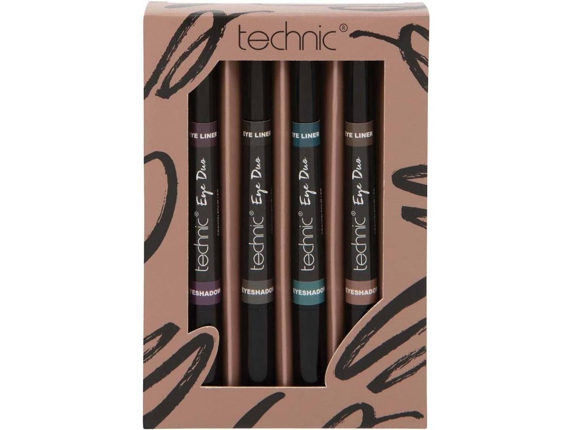 Coffret de Maquilhagem Stick Sombra de Olhos TECNHIC Eye Duo Set Eyeshadow & Eyeliner (Outlet Caixa Aberta - 4 cores)