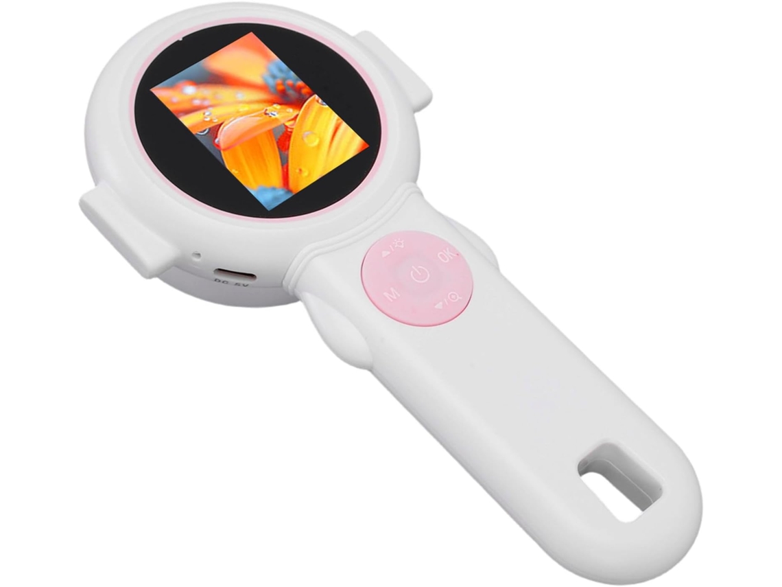 Microscópio Digital Portátil Com Lupa, Câmera 1080p, Zoom De 4x