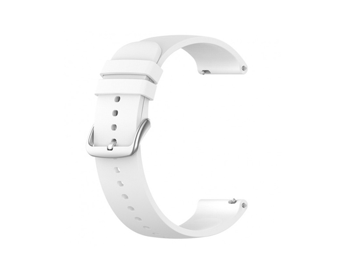 Bracelete Silicone Com Fivela Gift4me Para Garmin Forerunner 970 Branco