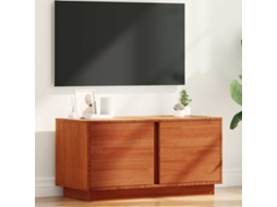 Vidaxl Gabinete para Tv Marrom Cera 80 X 35 X 40,5 Cm