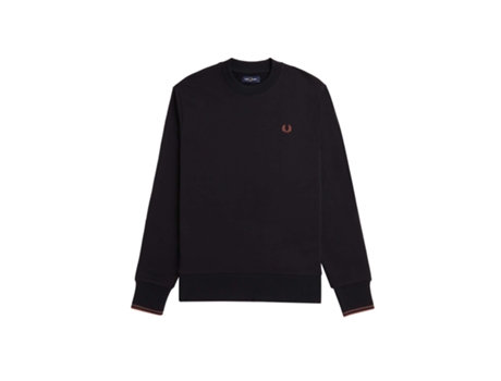 Sweatshirt de Homem FREDPERRY Algodão Preto (XL)