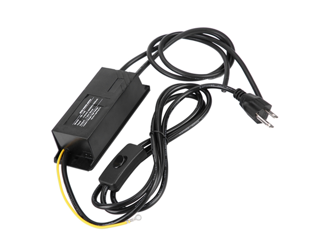 Transformador Eletrónico Laxiscreed 7.5kv 30ma Para Neon Preto Com Kit De Conversão E Fonte Retificada