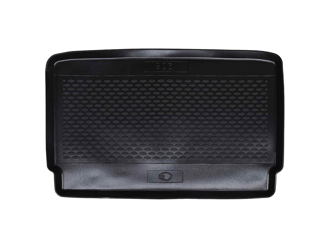 Vidaxl Tapete De Porta-malas Adequado Para Peugeot 208 2018- Borracha