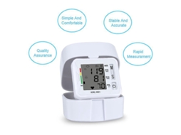 Lurelia Tensiómetro Digital De Pulso Portátil Ajustável Memória Lcd V1703
