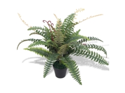 Vidaxl Planta Feto Artificial Com Vaso 60 Cm Verde