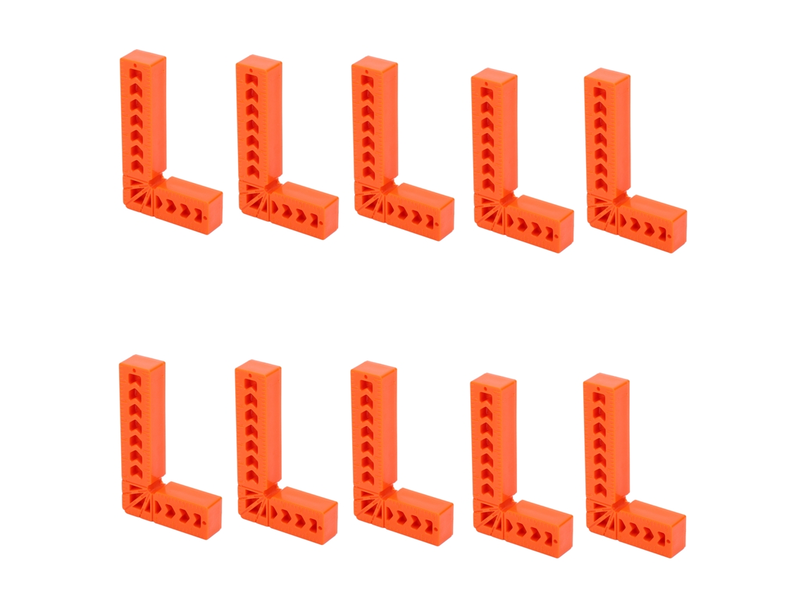 Posicionador de Ângulo Reto YURU 10pcs, Plástico