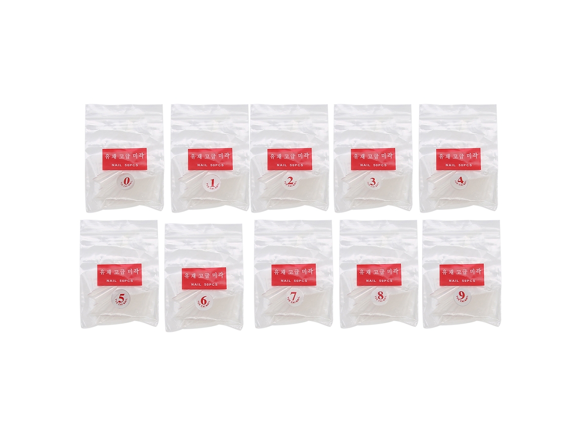 500pcs Unhas Falsas Artificiais Tipo Curto Pontas De Unha Profissionais Para Manicure E Arte De Unhas