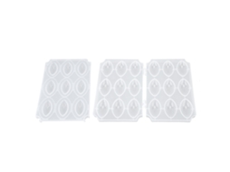 Molde para Bolinhos de Carne 9 Gradeiras Pressão Manual Abs Fabricador de Almôndegas Cozinha | S/MARCA